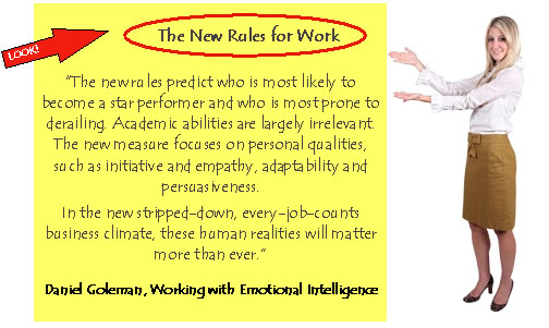 The New Rules for Work quote by Daniel Goleman